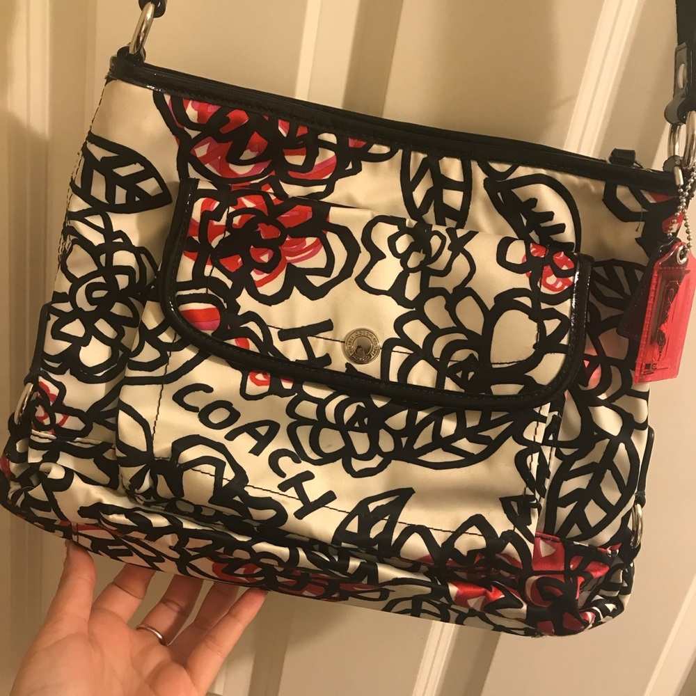 Coach floral handbag